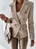 Fashion Suit Plaid Jacket