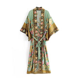 Bohemian Printed Kimono Robe