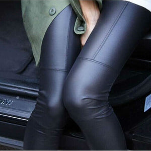 Leather Faux Leather Pants