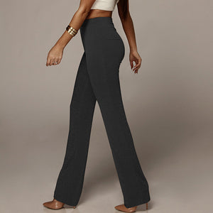 Hip-flare flared pants