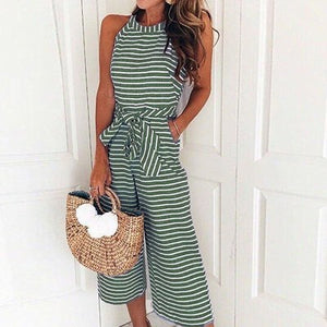 Sleeveless Long Rompers