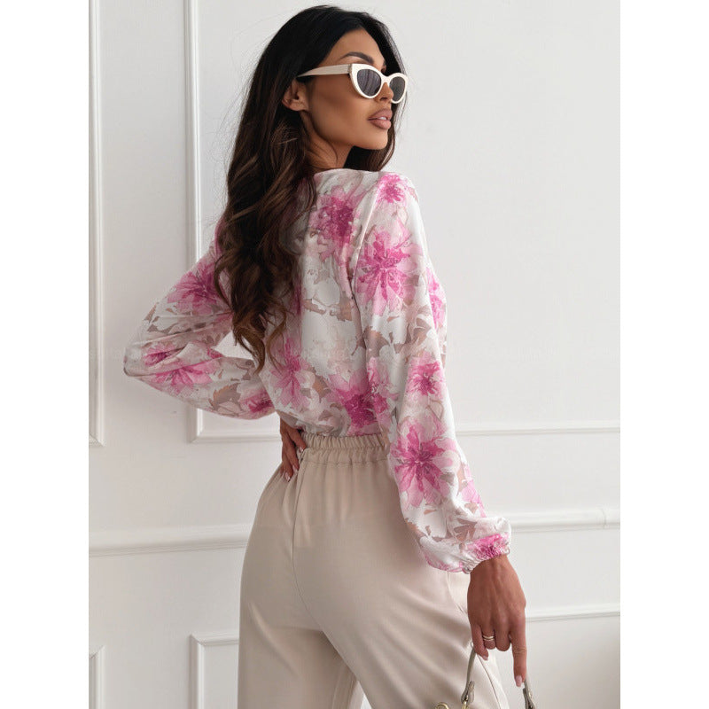 Bloom Satin-Blend Top