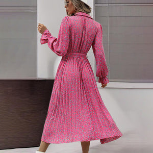 Flowy Midi Shirt Dress
