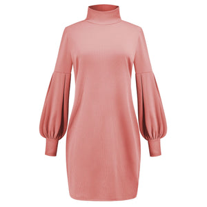 Long-sleeved hip dress