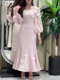 Elegant Embellished Fishtail Dress