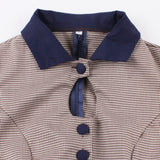 Houndstooth Patchwork Retro Dress