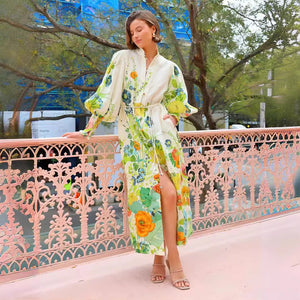 Blossom Breeze Floral Maxi Dress