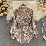 Long Sleeve Top Striped Shirt