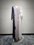 Elegant Tie-Dye Kaftan
