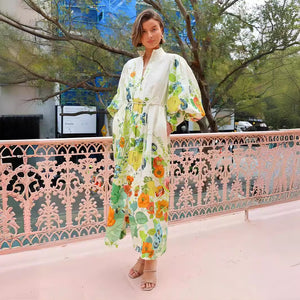 Blossom Breeze Floral Maxi Dress