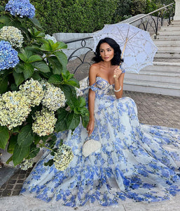 Off-shoulder Elegant Evening Dress