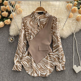 Long Sleeve Top Striped Shirt