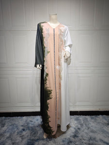 Elegant Tie-Dye Kaftan