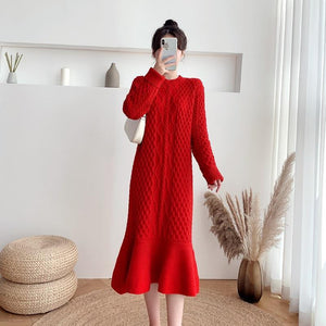 Knitted Sweater Dress