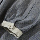 Mid-length Long Sleeve Cotton Linen Shirt