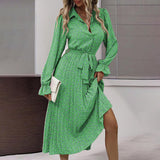 Flowy Midi Shirt Dress